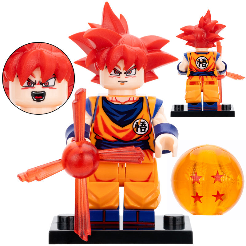 Son Goku from Dragon Ball Z Custom Minifigure