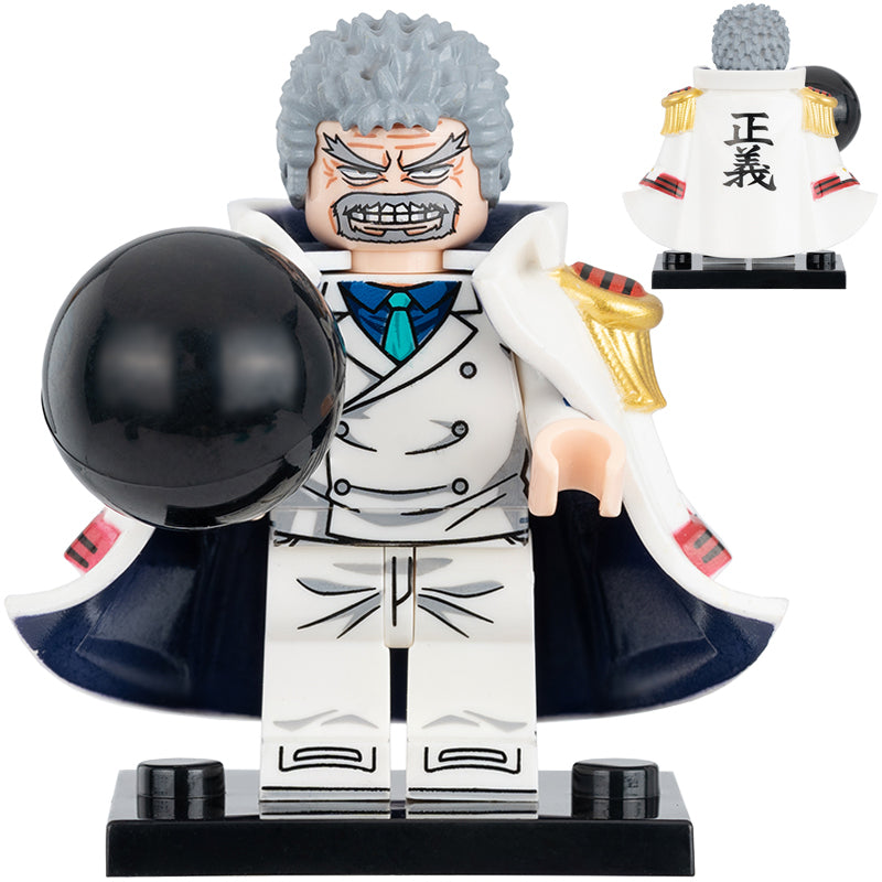 Monkey D. Garp Custom One Piece Anime Minifigure