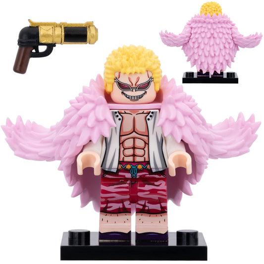 Donquixote Doflamingo Custom One Piece Anime Minifigure