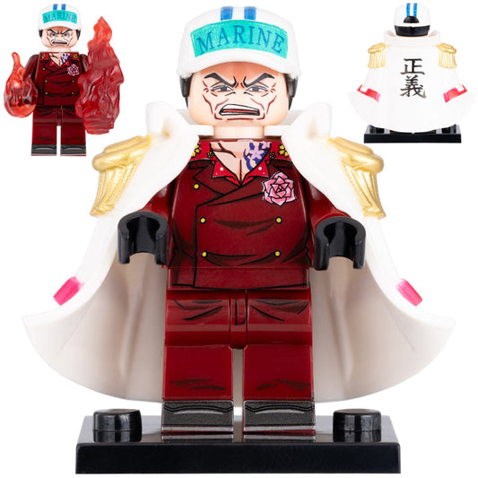 Akainu Custom One Piece Anime Minifigure