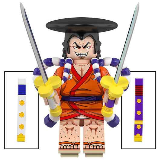 Kozuki Oden Custom One Piece Anime Minifigure