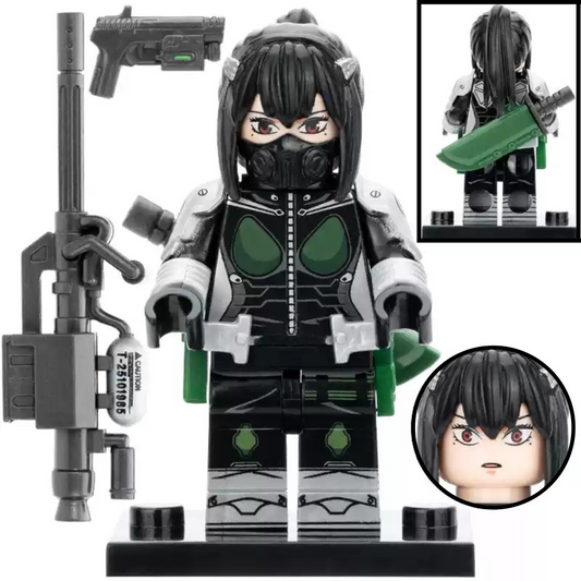 Mina Ashiro from Defense Force Anime Minifigure