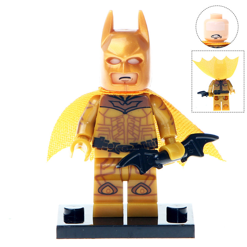 Gold Batman Custom DC Comics Superhero Minifigure