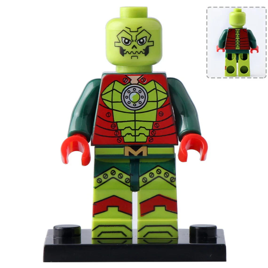 Metallo custom DC Comics Supervillain Minifigure