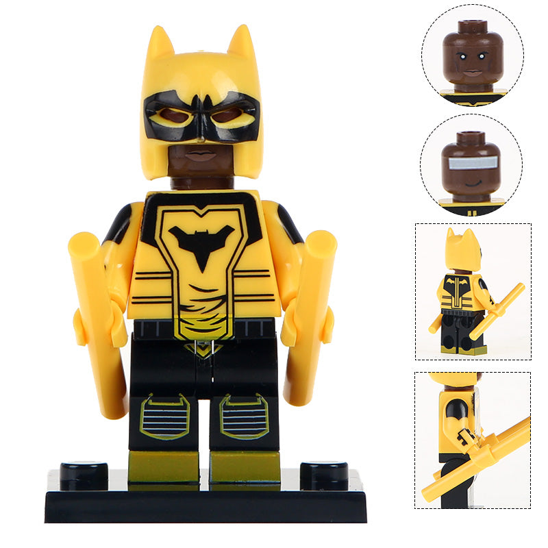 Batman Duke Thomas Prime Earth Custom DC Comics Superhero Minifigure