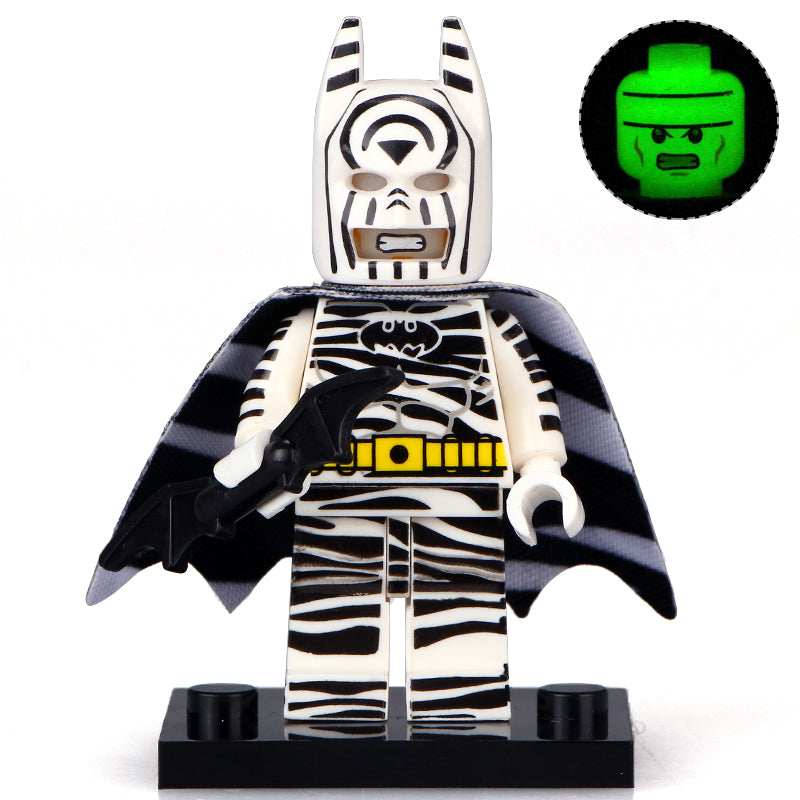 Batman Zebra Suit Custom DC Comics Superhero Minifigure