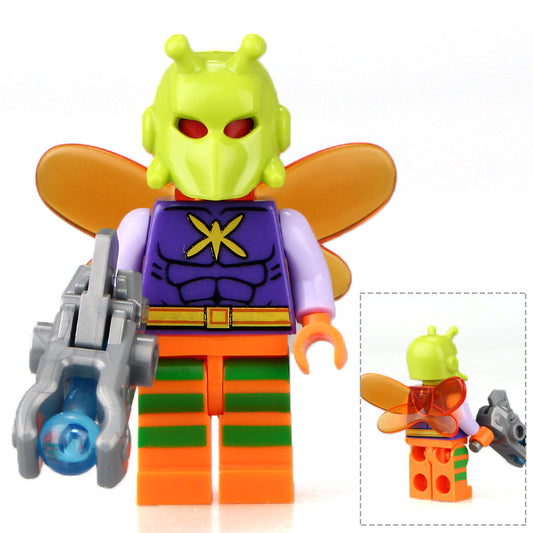 Killer Moth from Batman Custom DC Comics Superhero Minifigure.