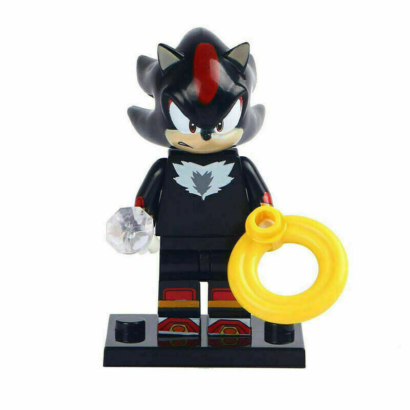 Shadow the Hedgehog from Sonic the Hedgehog Custom Minifigure