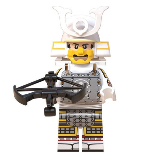 Japanese White Samurai Custom Minifigure