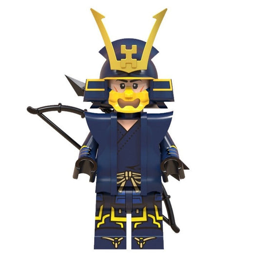 Japanese Blue Samurai Custom Minifigure