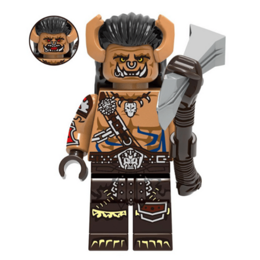 Orc from World of Warcraft Custom Minifigure