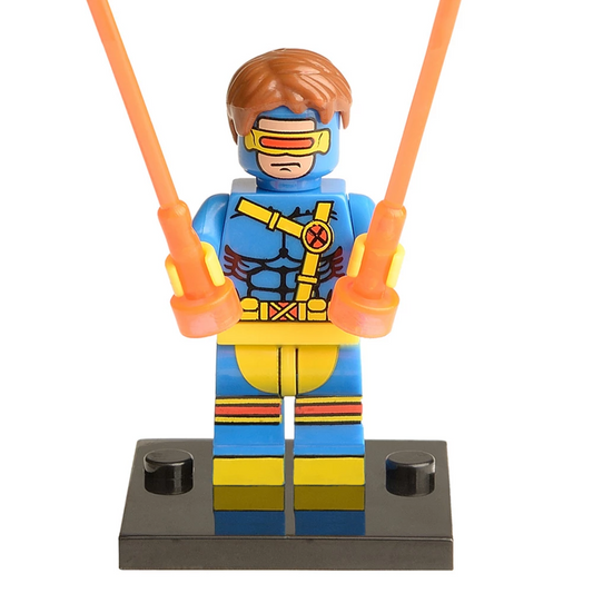 Cyclops (X-Men) Custom Marvel Superhero Minifigure.