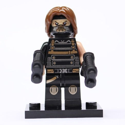 Winter Soldier Custom Marvel Superhero Minifigure.
