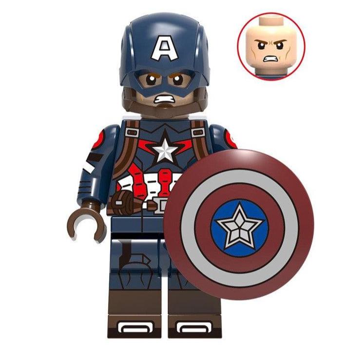 Captain America (Avengers Age of Ultron) Custom Marvel Superhero Minifigure