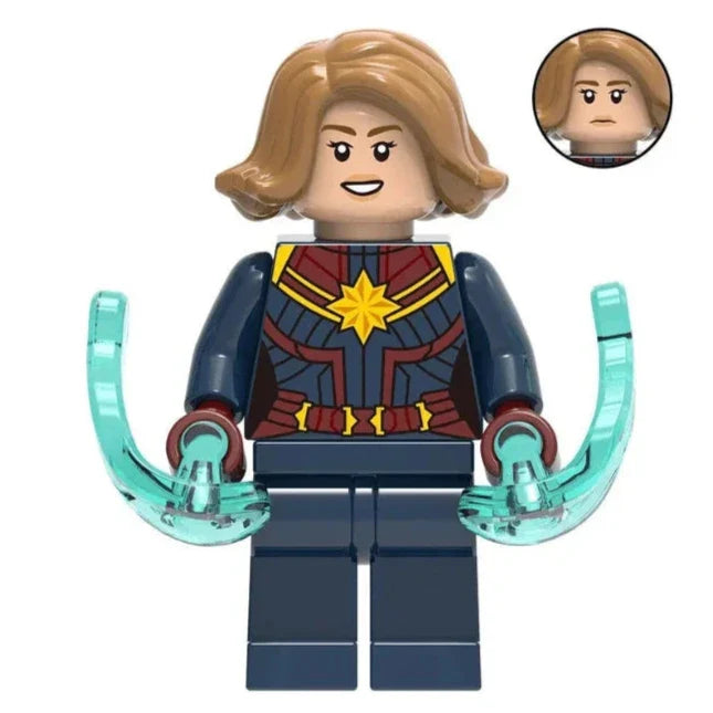 Captain Marvel Custom Marvel Superhero Minifigure