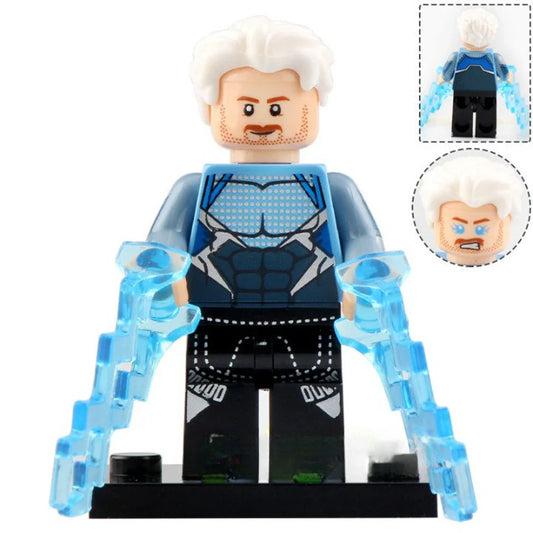 Quicksilver Custom Marvel Superhero Minifigure