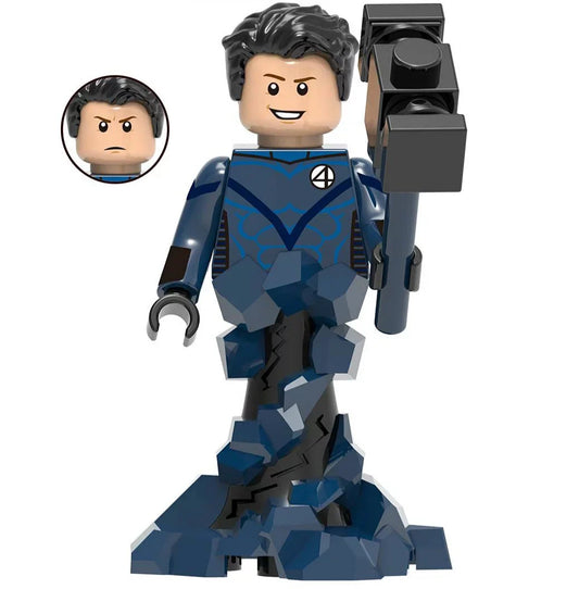 Mister Fantastic Custom Marvel Superhero Minifigure