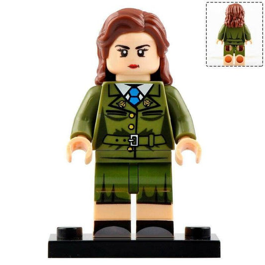 Peggy Carter Custom Marvel Superhero Minifigure