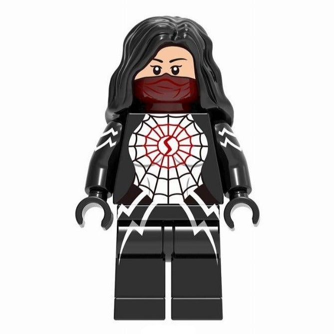 Silk (Spider-Man) Custom Marvel Superhero Minifigure