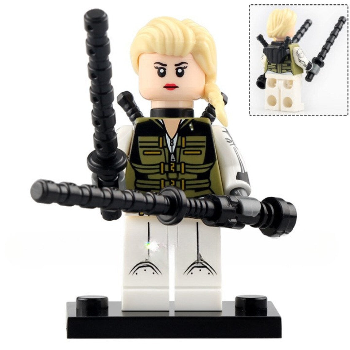 Yelena Belova Black Widow Custom Marvel Superhero Minifigure