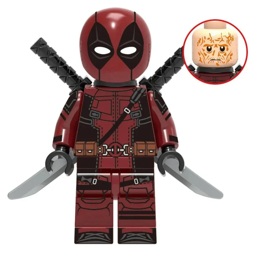 Deadpool Custom Marvel Superhero Minifigure