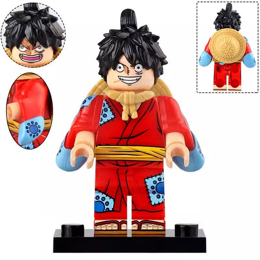 Monkey D. Luffy Custom One Piece Anime Minifigure