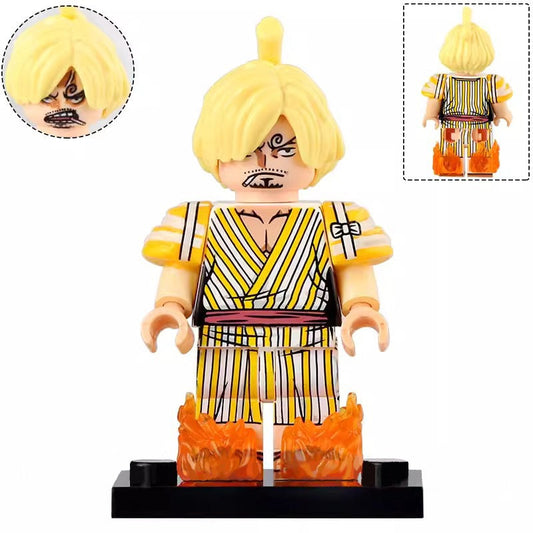 Vinsmoke Sanji Custom One Piece Anime Minifigure