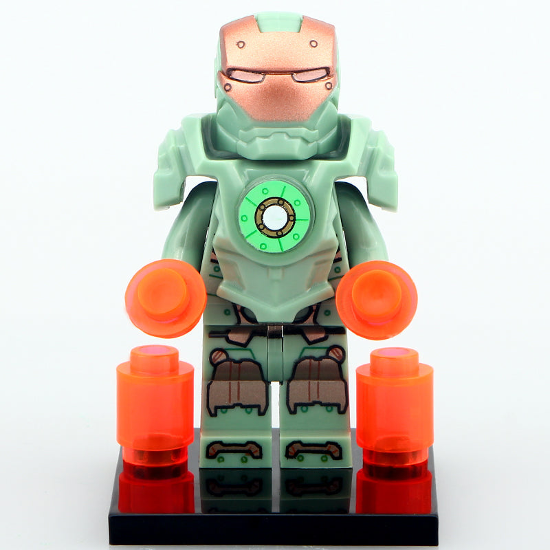 Scuba Iron Man Mark 37 custom Marvel Superhero Minifigure