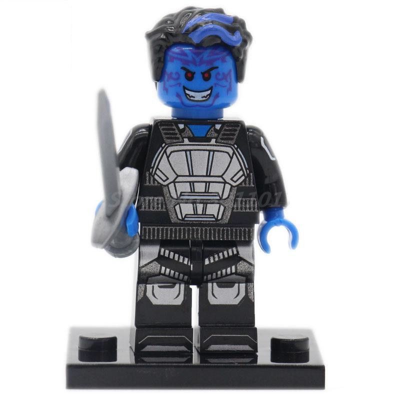 Nightcrawler (X-Men) Custom Marvel Superhero Minifigure