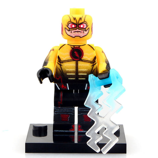 Black Reverse Flash Custom DC Comics Superhero Minifigure