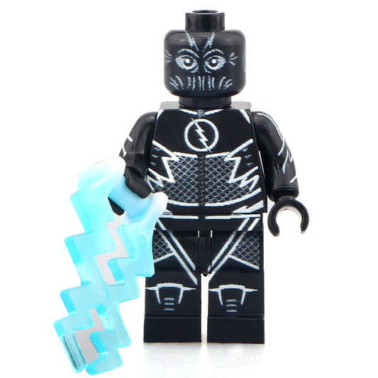 Flash Black Custom DC Comics Superhero Minifigure