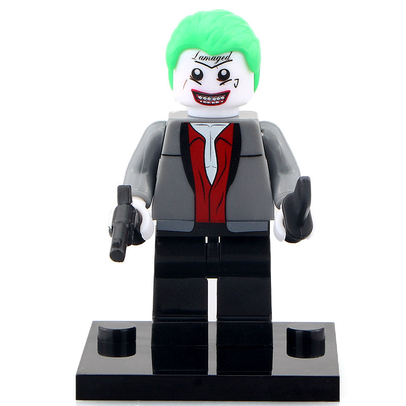 Damaged Joker Suicide Squad DC Comics Supervillain Minifigure