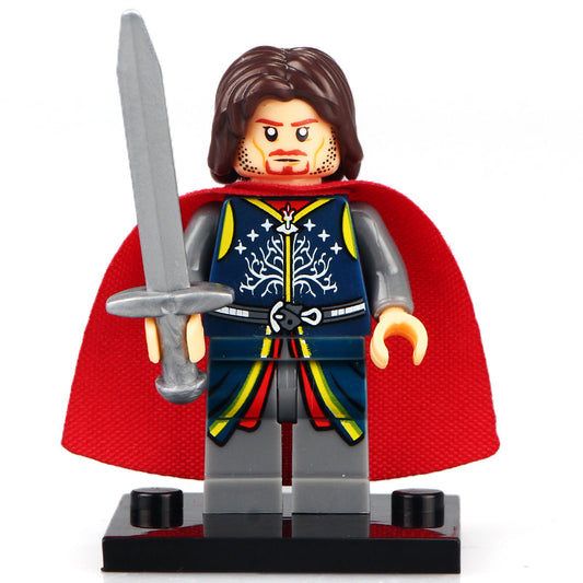 King Aragorn custom Lord of the Rings Minifigure.