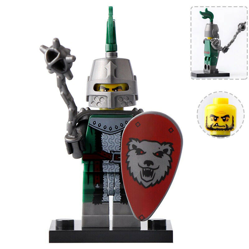 Frightening Bear Knight Flail Minifigure