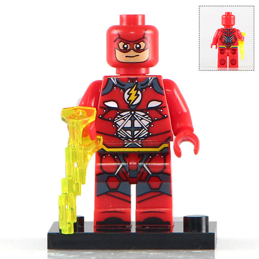 Flash Custom Design with Bolt DC Comics Superhero Minifigure