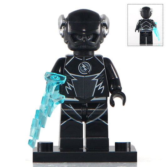 Flash Black Custom DC Comics Superhero Minifigure