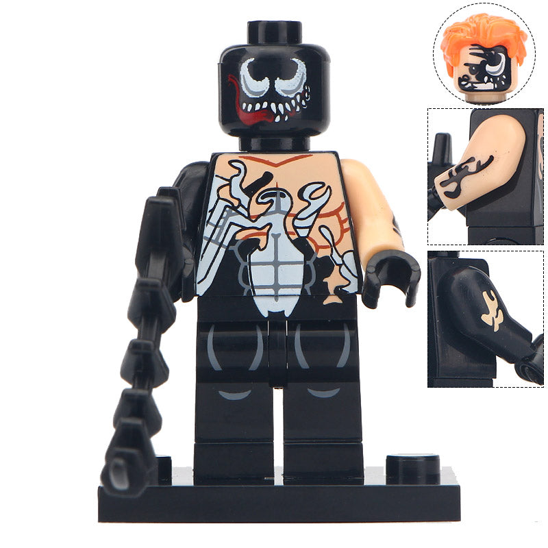 Venom (Mid-transformation) Custom Marvel Superhero Minifigure