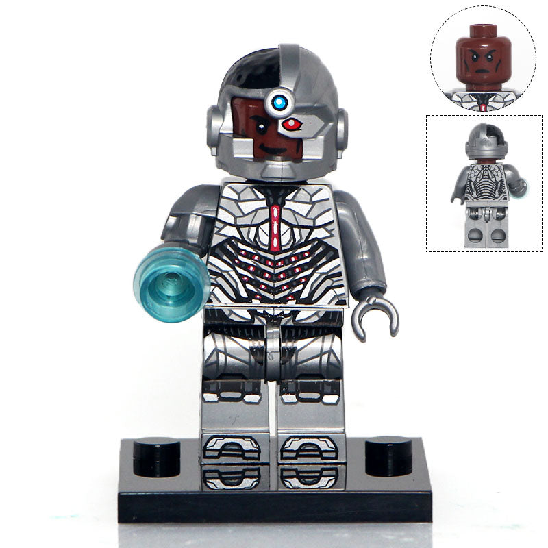 Cyborg Custom DC Comics Superhero Minifigure