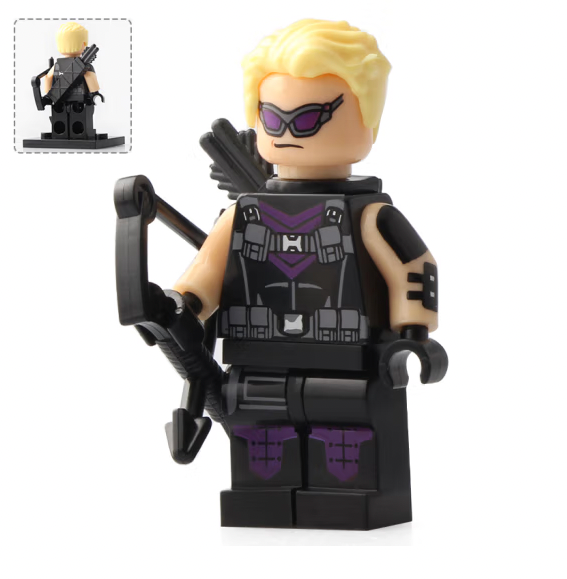 Hawkeye Clint Barton Custom Marvel Superhero Minifigure