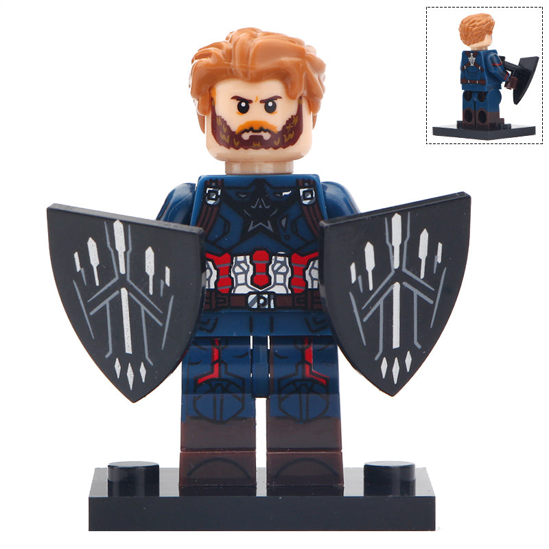 Captain America Wakandan Shields Marvel Superhero Minifigure