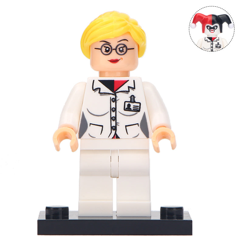 Dr. Harleen Quinzel (Harley Quinn) Custom DC Comics Supervillain Minifigure