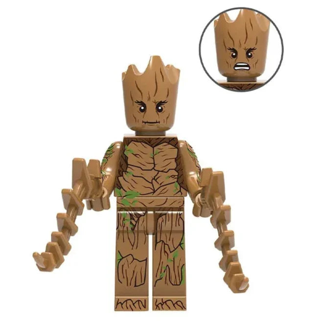 Groot Custom Marvel Superhero Minifigure Guardians of the Galaxy