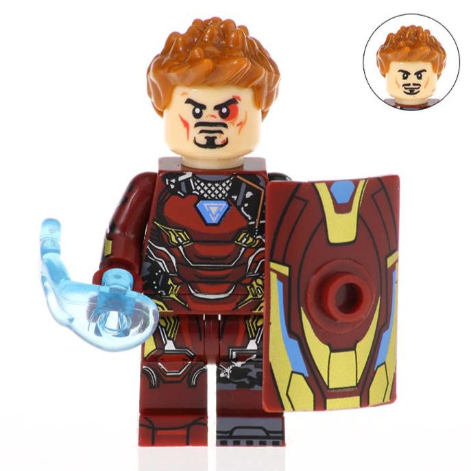 Iron Man Mark 50 with Shield custom Marvel Superhero Minifigure