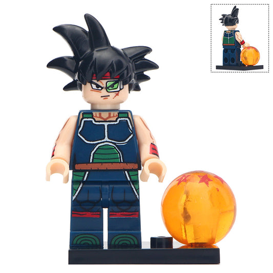 Bardock from Dragon Ball Z custom made Minifigure