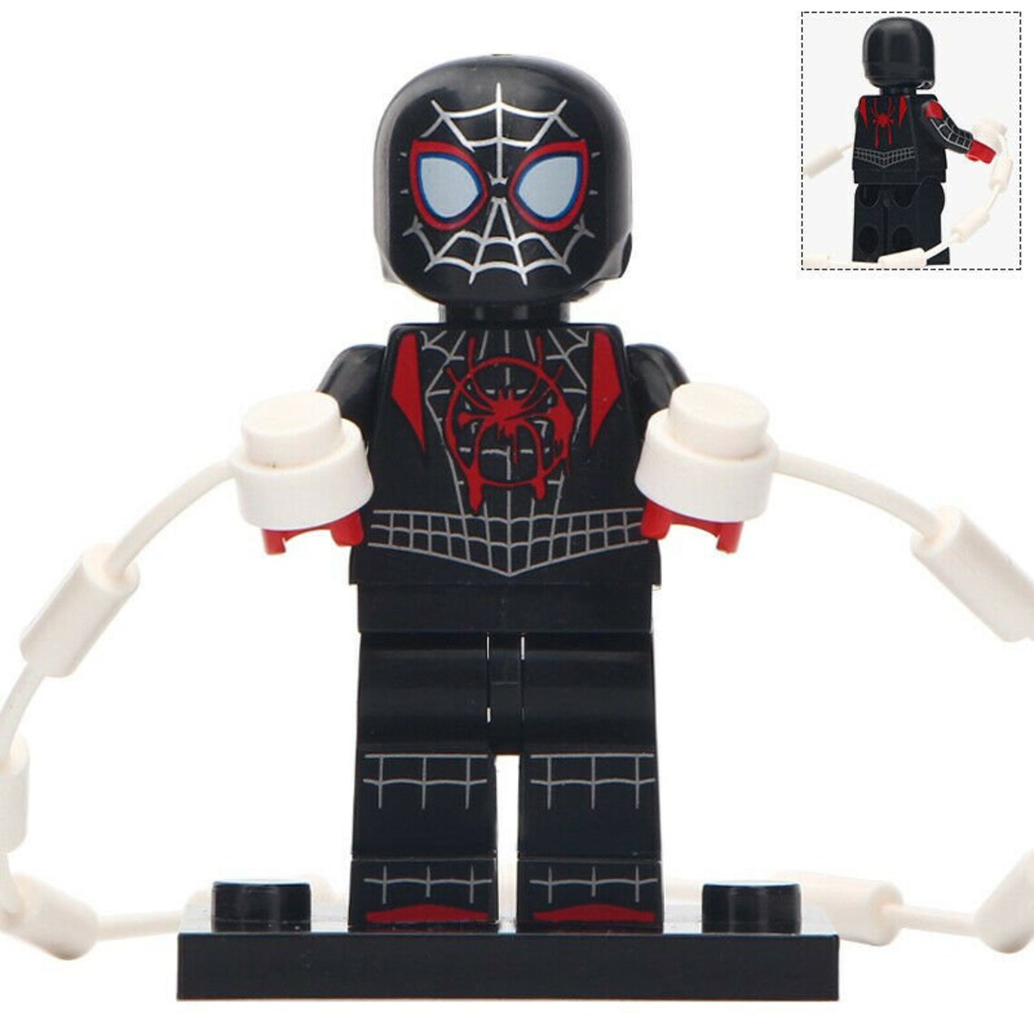 Miles Morales Spider-Man Custom Marvel Superhero Minifigure