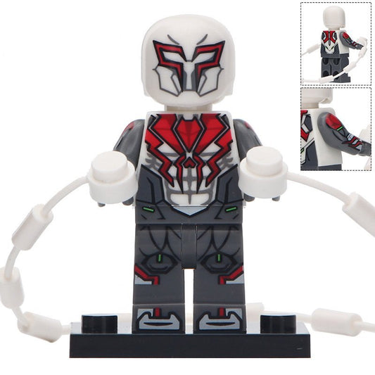 Spider-Man 2099 White Suit Custom Marvel Superhero Minifigure