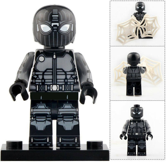 Spider-Man Stealth Suit Custom Marvel Superhero Minifigure