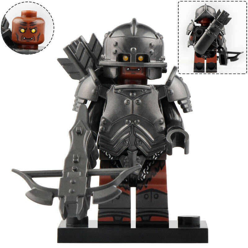 Uruk-hai White Hand Orc Crossbow custom Lord of the Rings Minifigure