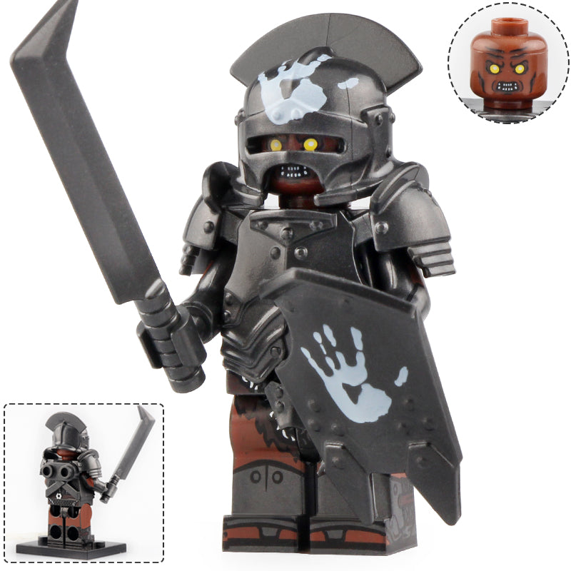 Uruk-hai White Hand Orc custom Lord of the Rings Minifigure