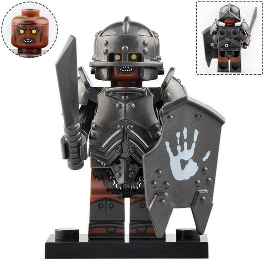 Uruk-hai White Hand Orc custom Lord of the Rings Minifigure